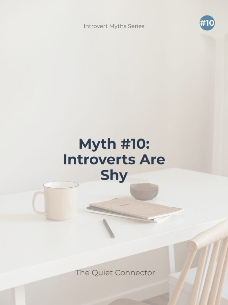 No, Introverts Aren’t Shy — Here’s the Difference That Actually Matters